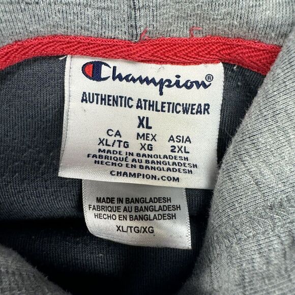 Champion University Georgia Bulldogs Gray Pullover Hoodie Sweatshirt Mens XL - Picture 5 of 10